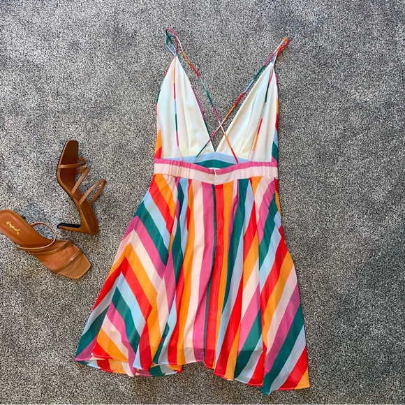 Colorful Mini Dress 🌈 - Picture 3 of 5